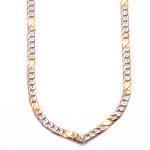 Platinum Tight Curb Rose Gold Chain for Men