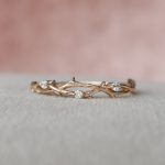 Round Cut Eternity Lab Grown Diamond Gold Band