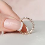 2.00 Carat Lab Grown Diamond Eternity Gold Band - Image 3