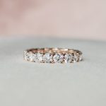 2.00 Carat Lab Grown Diamond Eternity Gold Band