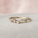 0.30 Carat Round Cut Lab Grown Diamond Gold Eternity Band