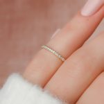 Daily Wear Round Cut Lab Grown Diamond Eternity Band - Image 4