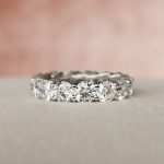 Beautiful Lab Grown Diamond Gold Eternity Band