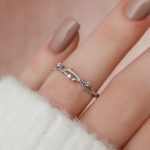 Facet Lab Grown Diamond Round Cut Eternity Band - Image 4