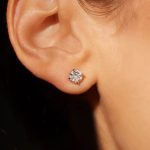 1.50 Carat Lab Grown Diamond Round Brilliant Gold Studs - Image 10
