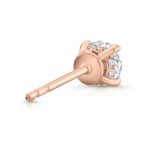1.50 Carat Lab Grown Diamond Round Brilliant Gold Studs - Image 9