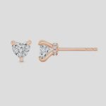 2.00 Carat Lab Diamond Heart Studs - Image 5