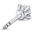 Round Brilliant Lab Diamond Gold Studs - Image 6