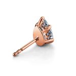 Pear Cut Lab Grown Diamond Gold Studs - Image 9