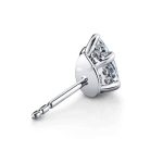 Pear Cut Lab Grown Diamond Gold Studs - Image 6