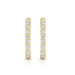0.75 Carat Lab Grown Diamond Hoops Earring - Image 2