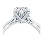 Marquise Cut Lab Grown Diamond Solitaire Platinum Ring - Image 4