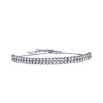 Bubbly Lab Grown Diamond Platinum Bracelet