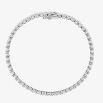 4.00 Carat Lab Grown Diamond Platinum Bracelet - Image 2