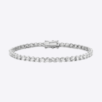 5.50 Carat Lab Grown Diamond Platinum Bracelet