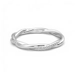 Classy Round Cut Eternity Lab Grown Diamond Gold Band - Image 7