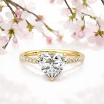 Heart Shape Lab Grown Diamond Engagement Ring