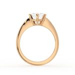 Hexagonal Cut Three Stone Lab Grown Diamond Ring - Image 6