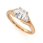 Cushion Cut Three Stone Lab Grown Diamond Ring - Image 7