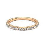 Round Cut Eternity Lab Grown Diamond Gold Band - Image 7