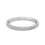 Round Cut Eternity Lab Grown Diamond Gold Band - Image 4