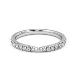 0.58 Carat Round Cut Eternity Lab Grown Diamond Gold Band - Image 4