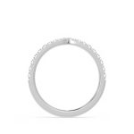 0.58 Carat Round Cut Eternity Lab Grown Diamond Gold Band - Image 6