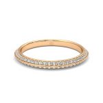 1.50 Carat Round Cut Eternity Lab Grown Diamond Gold Band - Image 7