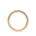 1.50 Carat Round Cut Eternity Lab Grown Diamond Gold Band - Image 9