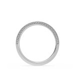 1.50 Carat Round Cut Eternity Lab Grown Diamond Gold Band - Image 6