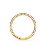 1.00 Carat Round Cut Eternity Lab Grown Diamond Gold Band - Image 3