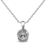2.50  Cut Solitaire Lab Grown Diamond Gold Pendant - Image 8