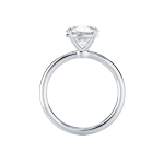 1.25 Carat Round Cut Lab Grown Diamond Solitaire White Gold Ring - Image 2
