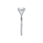1.25 Carat Round Cut Lab Grown Diamond Solitaire White Gold Ring - Image 3