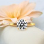 1.25 Carat Round Cut Lab Grown Diamond Solitaire Ring