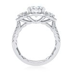 Princess Cut Three Stone Lab Grown Diamond Ring - Image 2