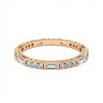 1.50 Carat Eternity Lab Grown Diamond Gold Band - Image 4