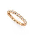 Princess Cut Eternity Lab Grown Diamond Gold Band - Image 5