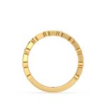 Princess Cut Eternity Lab Grown Diamond Gold Band - Image 3
