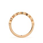 Pear Cut Eternity Lab Grown Diamond Gold Band - Image 6