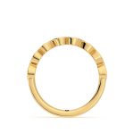 Pear Cut Eternity Lab Grown Diamond Gold Band - Image 3